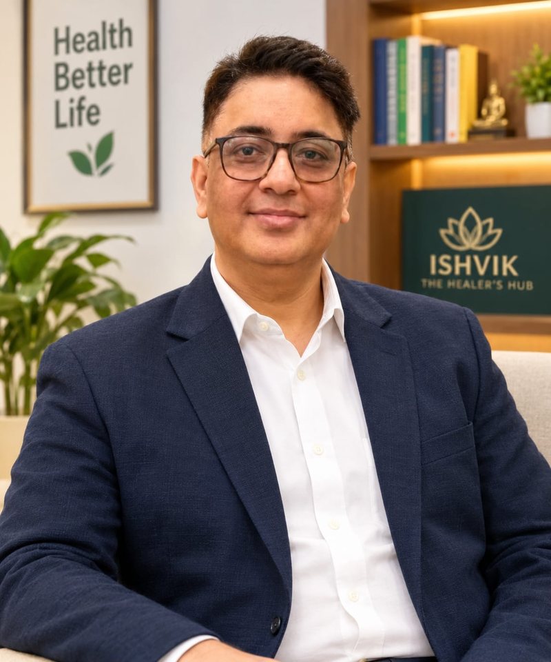 Sandeep Khurana, Holistic Health and Lifestyle Mentor, at Ishvik – The Healers’ Hub